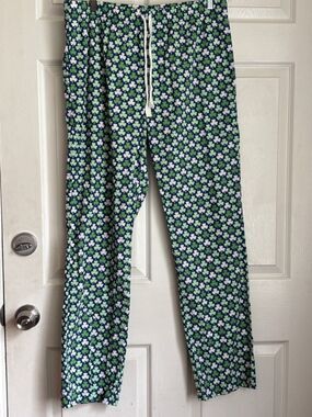 Vineyard Vines Green shamrock pajama Pants Size Medium Irish st. Patricks day 4H